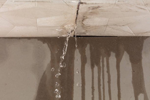 Professional Burst Pipe Cleanup technician working in Harrisville, RI